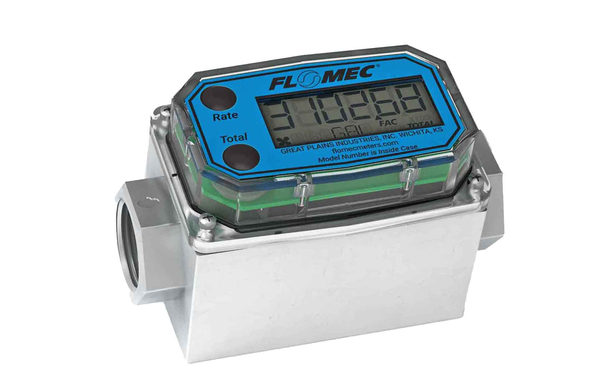 G2A07NQ9GMA Electronic Flow Meter 3 4 Aluminum GPImeters